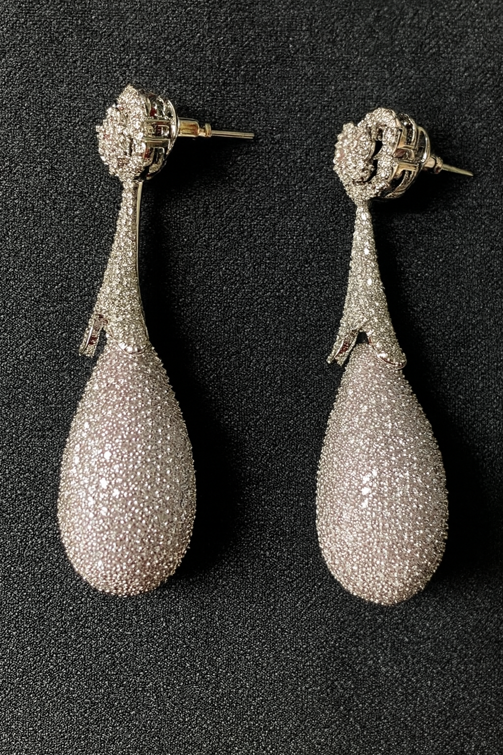 Teardrop Long Dangler Earrings