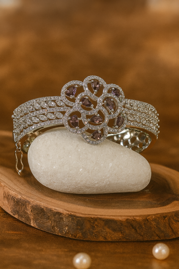 Purple Glitz Party Bracelet