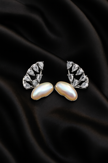 Baroque Flare Crystal Earrings