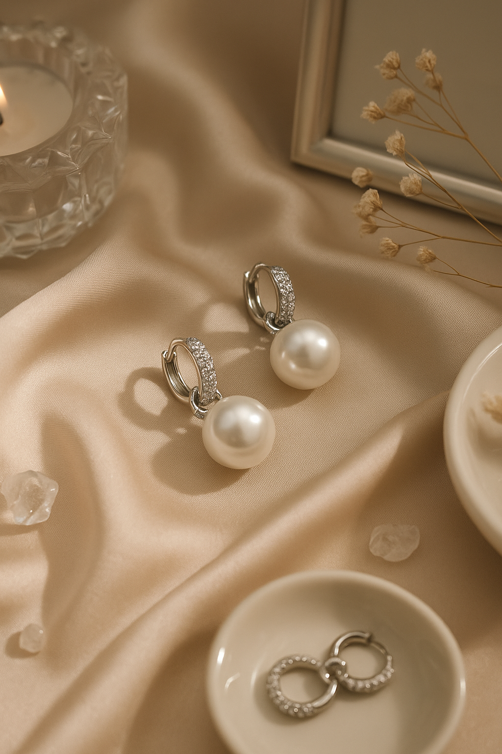 Elegant Pearl Drop Earrings