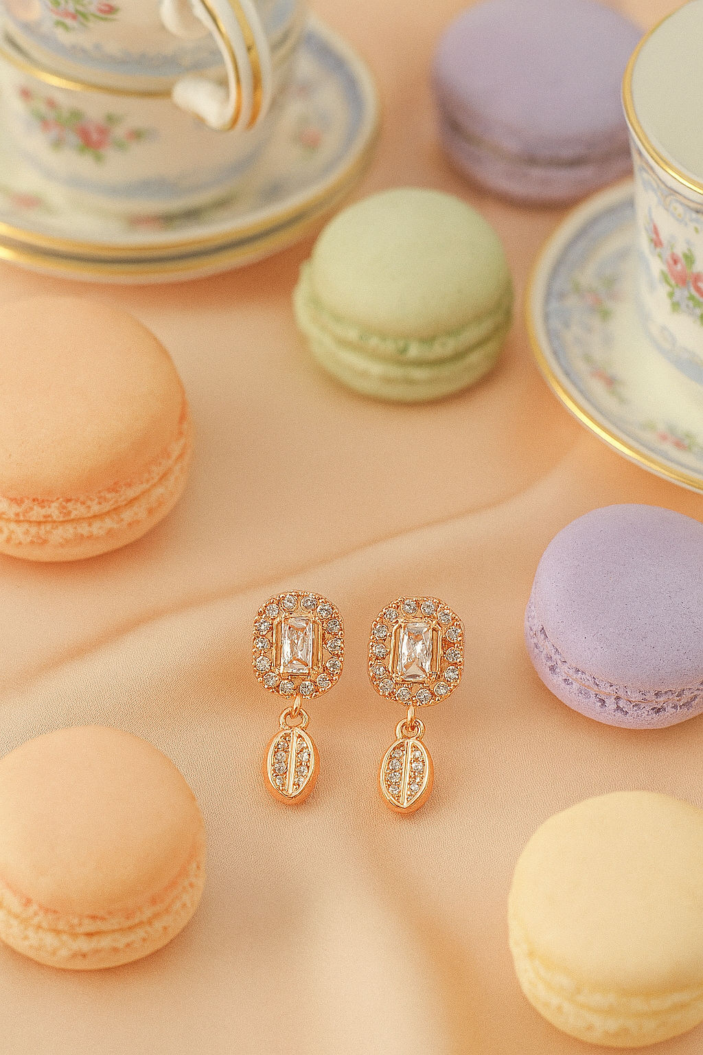 Vintage Glam Dangle Earrings