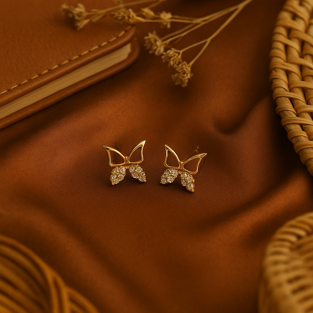 Butterfly Sparkle Studs
