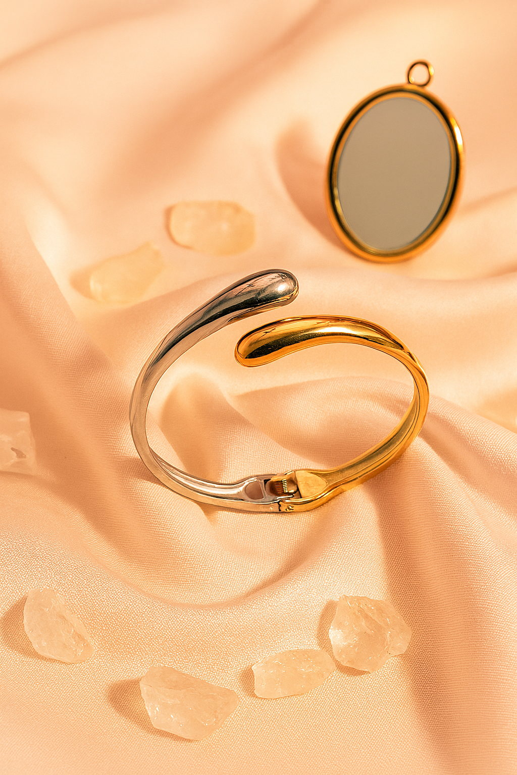 Dual-Tone Minimalist Bracelet