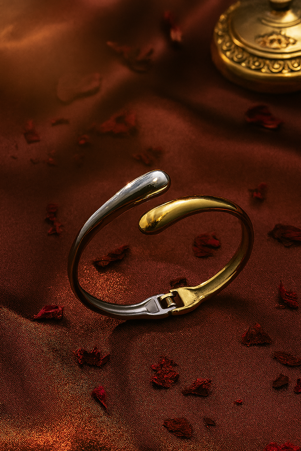 Dual-Tone Minimalist Bracelet