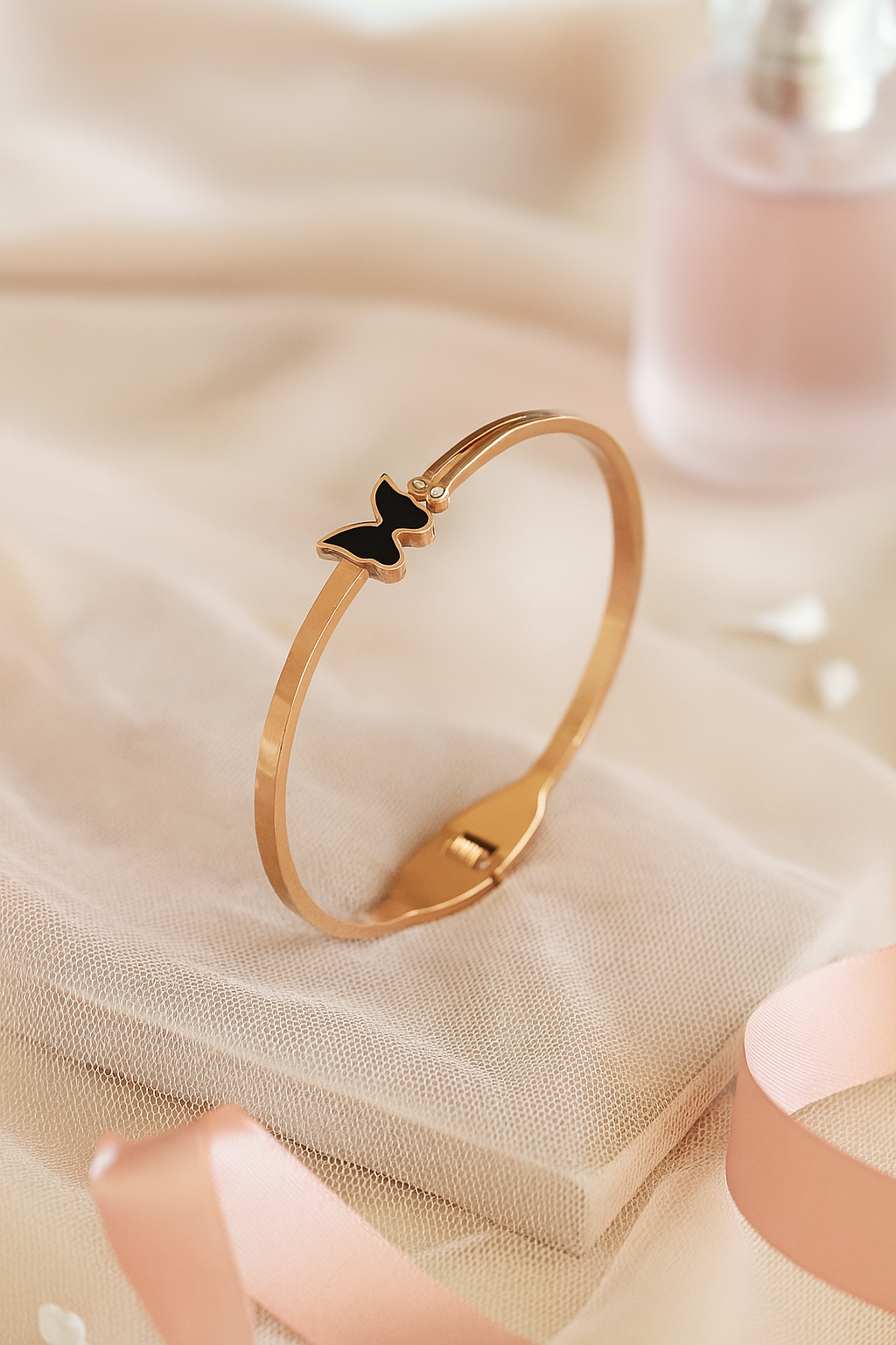 Minimal Butterfly Motif Bracelet