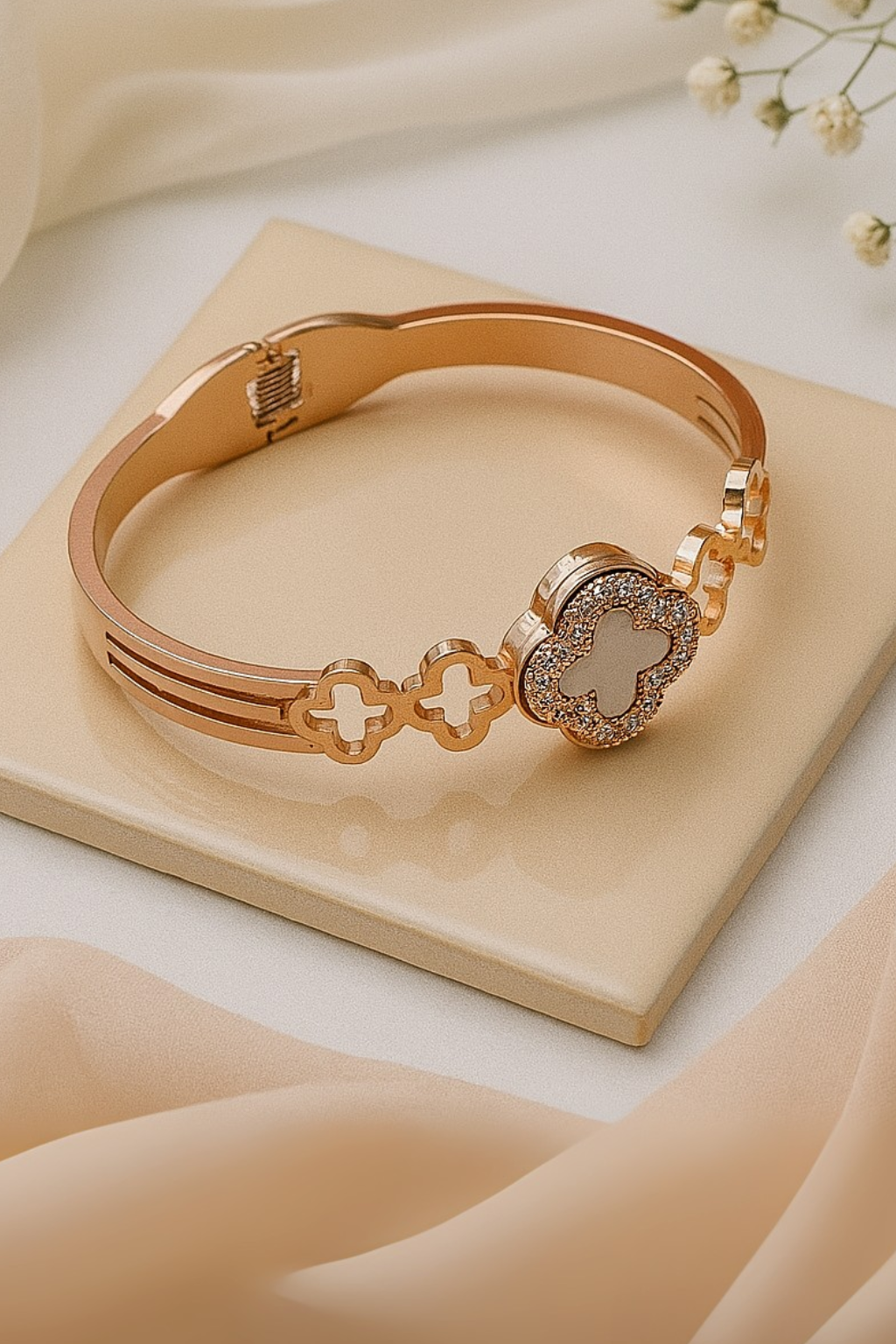 Pearl Clover Designer Bracelet