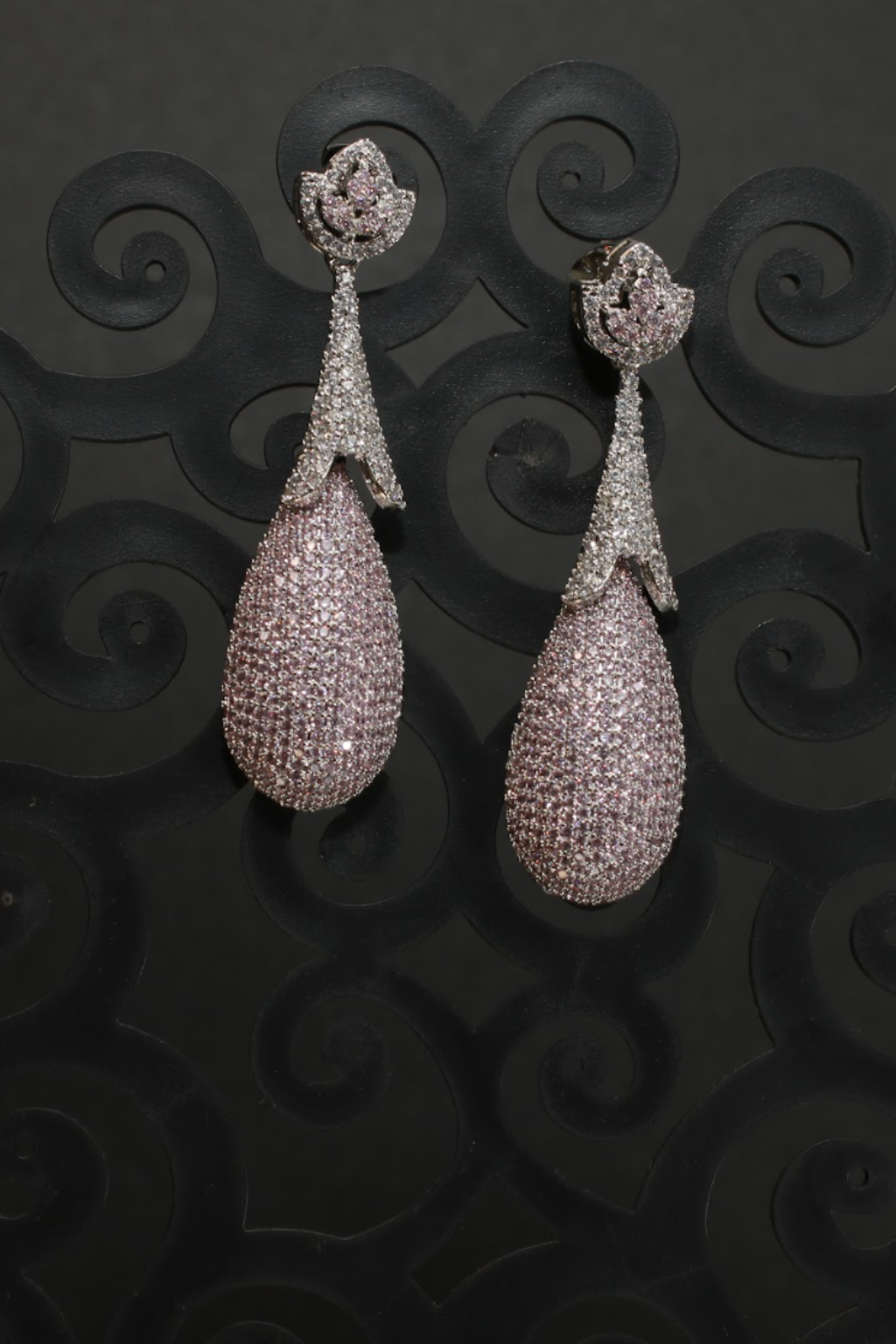 Teardrop Long Dangler Earrings