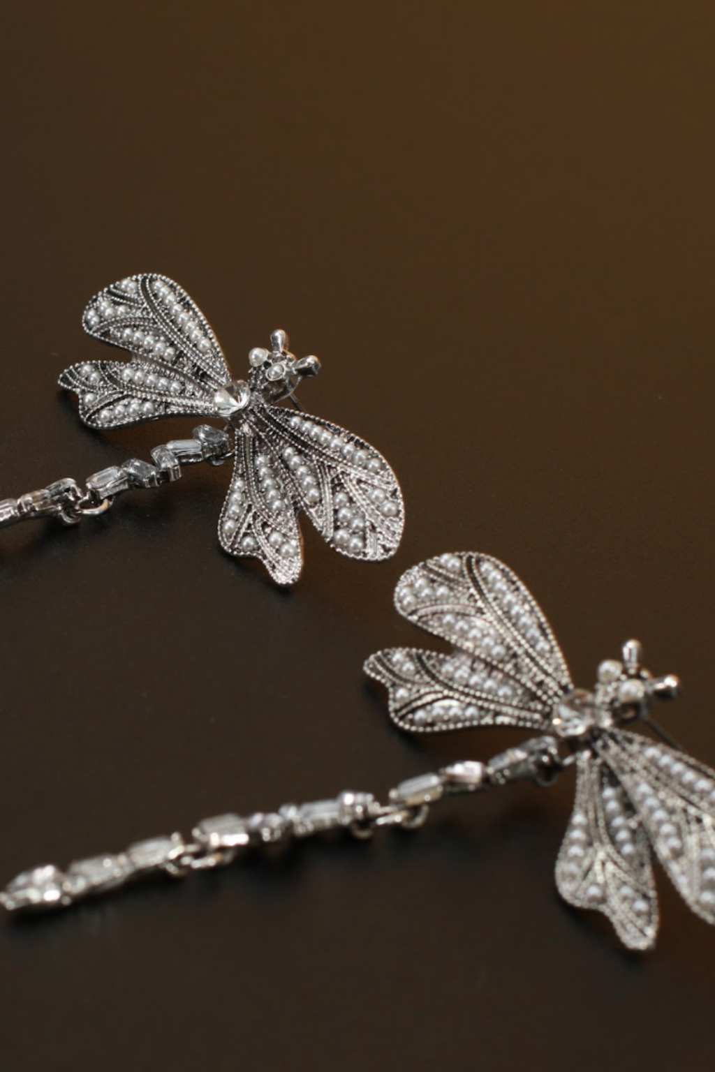 Vintage Dragonfly Stud Earrings – Antique Finish Anti-Tarnish Design