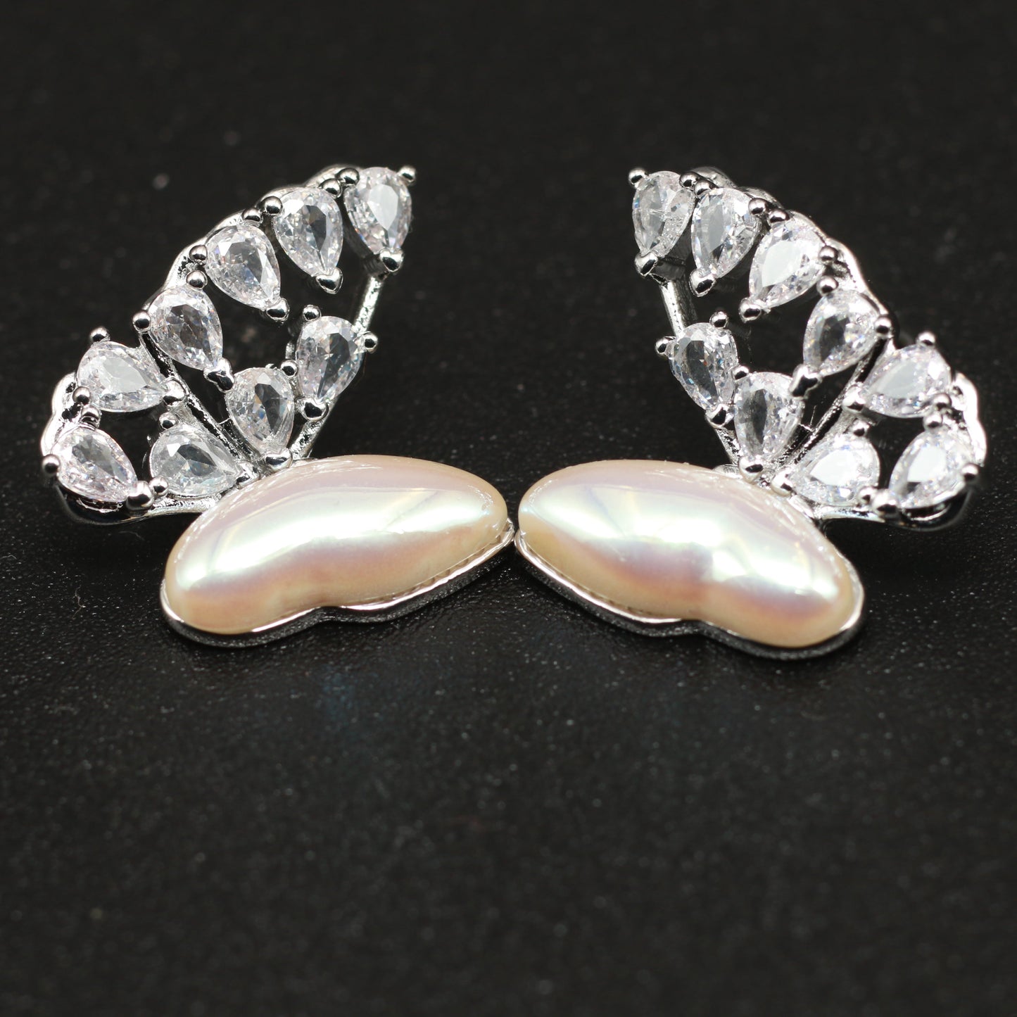 Baroque Flare Crystal Earrings