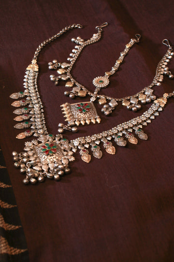 Complete Traditional Bridal Replica Jewellery Set for Women