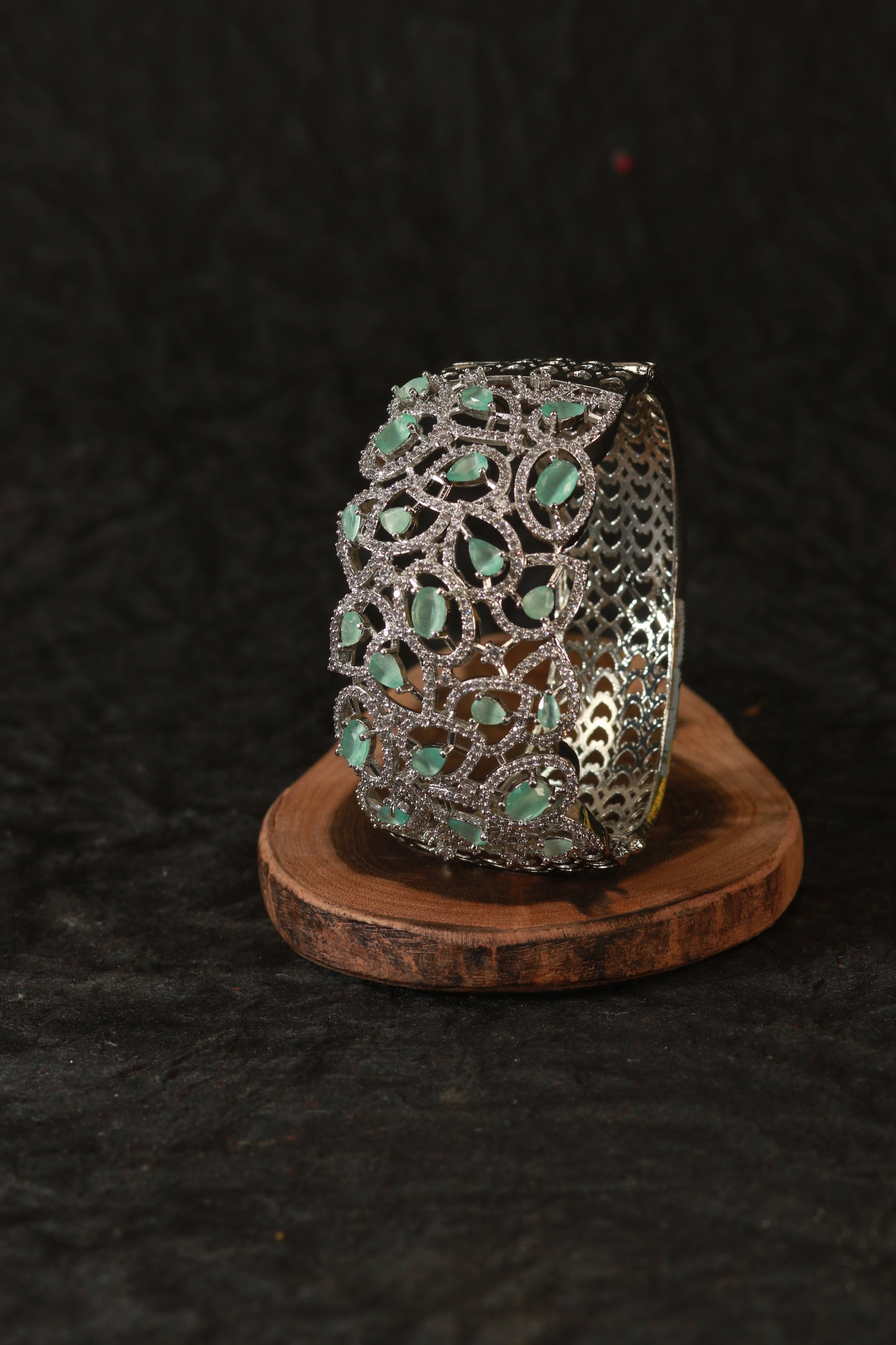 Aqua Bloom Designer Bracelet