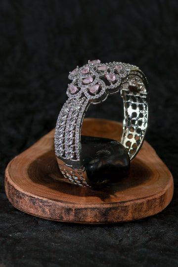 Pink Teardrop Flower Bracelet