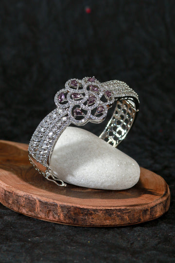 Purple Glitz Party Bracelet