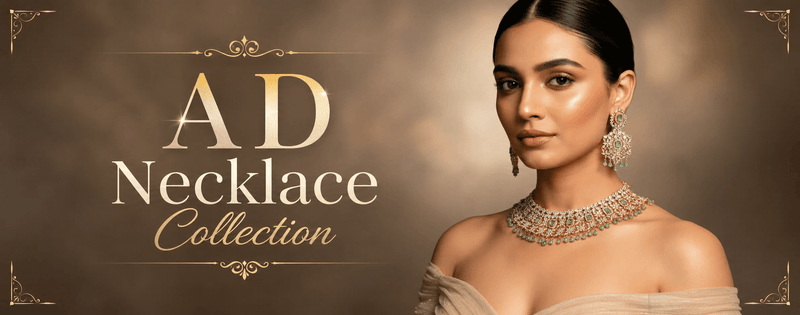 MaxiBlink AD jewellery collection – American diamond necklace sets India