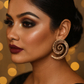 Forever 21 Gold Spiral Stud Earrings – Fashionable Anti-Tarnish Statement