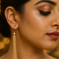 Gold Heart Stud Tassel Earrings – Romantic Anti-Tarnish Fashion Design