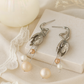 Artistic Drop Bead Dangle Earrings | Designer Anti-Tarnish Jewelry