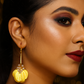 Pearl Cluster & Shell Charm Gold Dangle Earrings – Anti-Tarnish Fashion Jewelry