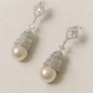 Crystal Pearl Drop Earrings