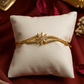 Golden Starflower Cuff Bracelet