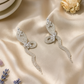Luxury Crystal Long Curve Earrings