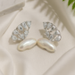 Baroque Flare Crystal Earrings