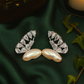 Baroque Flare Crystal Earrings