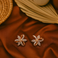 Crystal Bloom Petal Stud Earrings