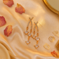 Crystal Ladder Drop Earrings