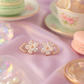 Floral Sparkle Stud Earrings