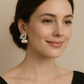 Baroque Flare Crystal Earrings