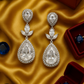 Teardrop Bridal Crystal Earrings