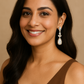 Teardrop Bridal Crystal Earrings