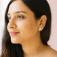 Crystal Bloom Petal Stud Earrings
