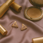 Triangle Zircon Studs