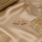 Triangle Zircon Studs