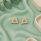 Triangle Zircon Studs