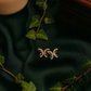 Butterfly Motif Stud Earrings in Gold