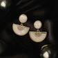 Half Moon Shell Drop Earrings