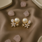 Classic Pearl Blossom Earrings