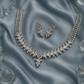 Classic Rectangle Clarity AD Necklace Set