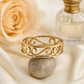 Vintage Scroll Gold Statement Ring