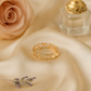 Heart Infinity Cutout Ring in Gold
