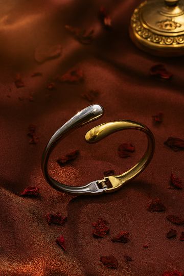 Dual-Tone Minimalist Bracelet