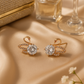 Swan Zircon Stud Earrings