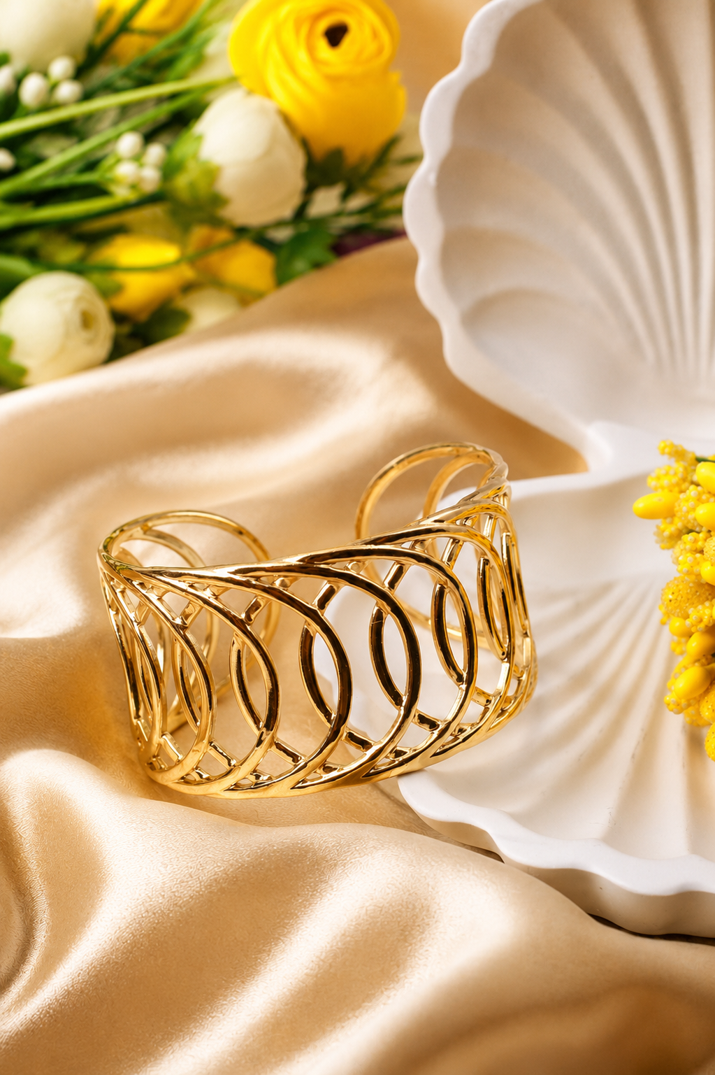 Infinity Loop Wire Cuff Bracelet