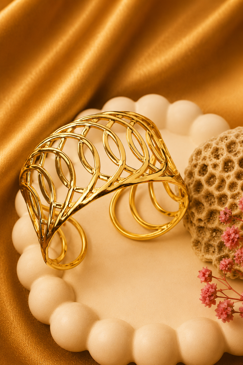 Infinity Loop Wire Cuff Bracelet