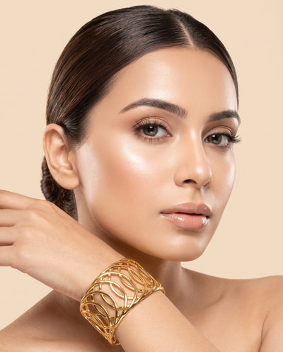 Infinity Loop Wire Cuff Bracelet