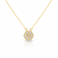 3-in-1 Magnetic Teardrop Pendant Necklace – Convertible Flower, Heart & Petal Design, Gold Tone Anti-Tarnish