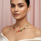 Multicolor Stone Choker Necklace | Natural Stones, Gold-Plated Brass, Anti-Tarnish